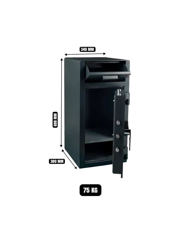 CHUBBSAFES OMEGA DEPOSIT SAFE SIZE 2 M-50 SECURED BY ONE ELECTRONIC LOCK, photo 3