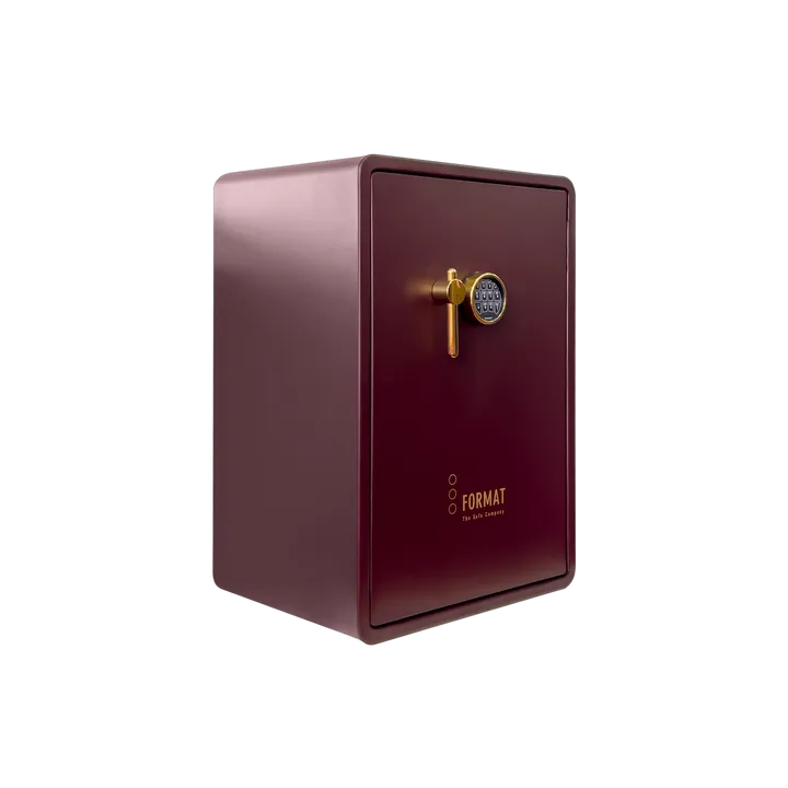 Format Leo Home Safe , Model LEO50 – S&G Electronic Lock, Burgundy, photo 2