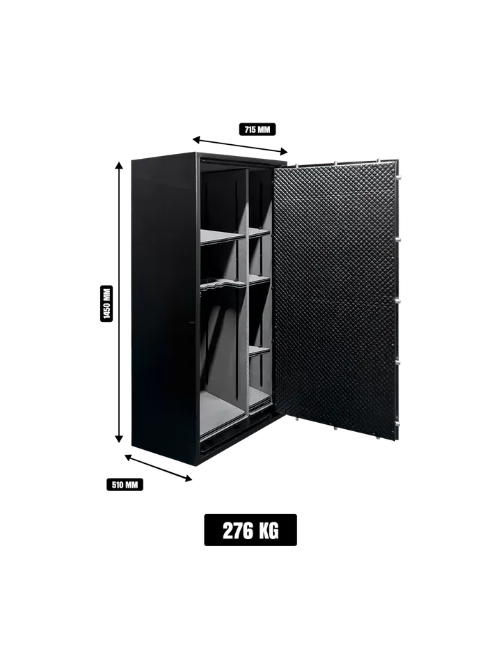 Format Leo Home Safe, Model LEO80 – 25 Min Fire Protection, S&G Electronic Lock, Black, photo 4