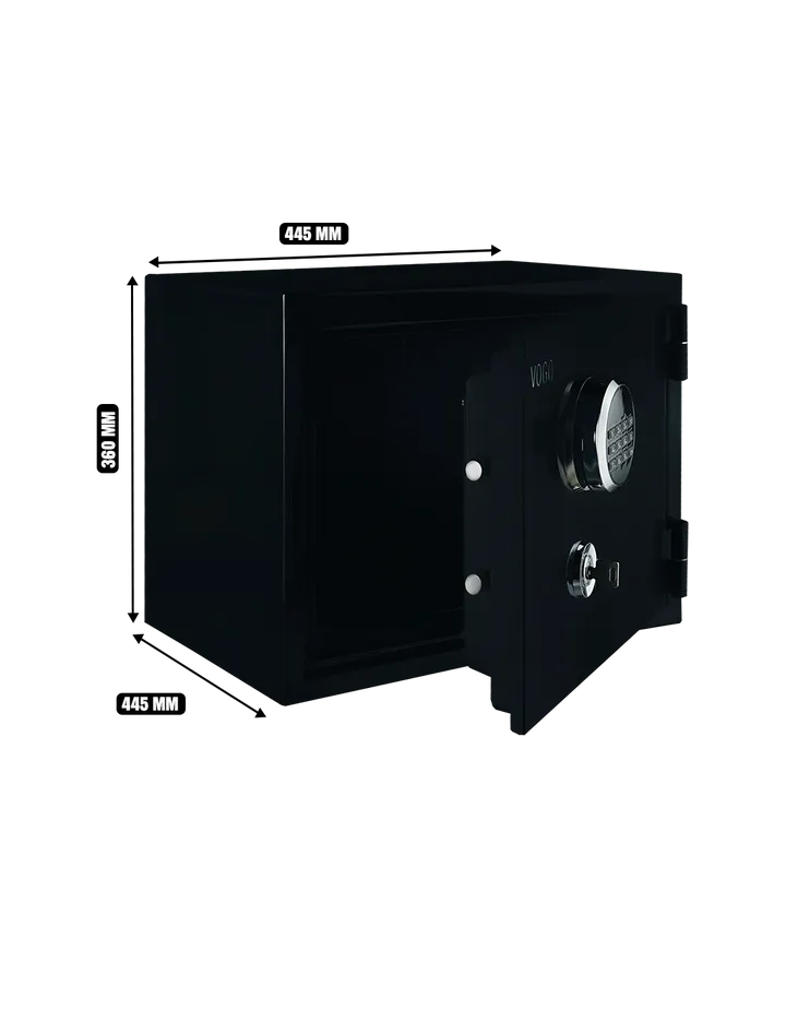 SHINJIN VOGO SAFES FIRE RESISTANT SAFE, MODEL VGF-360 Black, photo 3