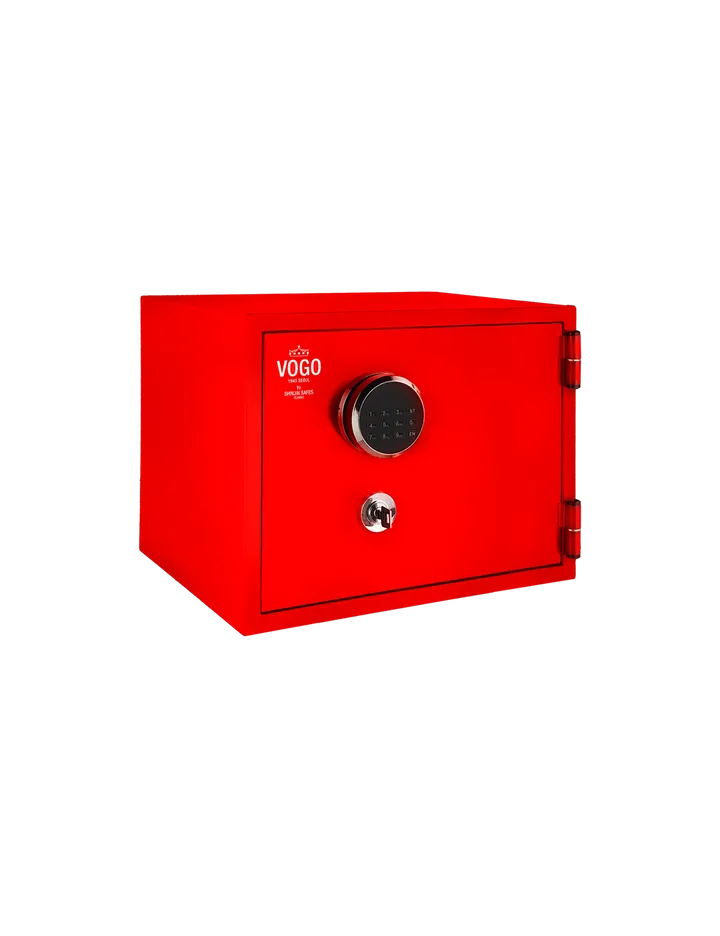 SHINJIN VOGO SAFES FIRE RESISTANT SAFE, MODEL VGF-360 RED, photo 2