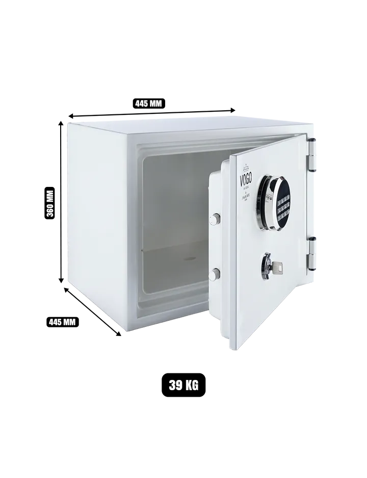 SHINJIN VOGO SAFES FIRE RESISTANT SAFE, MODEL VGF-360 White crystal, photo 4